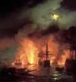 aivazovskiy chesmenskiy bat Navire de guerres